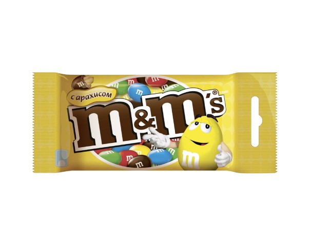 Драже M & MS с арахисом 45г / интернет-магазин напитков Виноград в Улан-Удэ