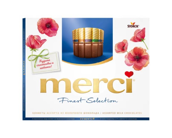 Конфеты МЕРСИ Молочный 250г / интернет-магазин напитков Виноград в Улан-Удэ