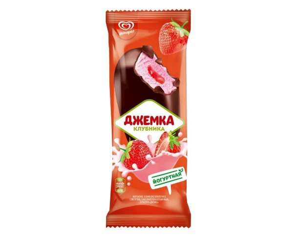 Эскимо ИНМАРКО ДЖЕМКА йогурт/клубника 57г БЗМЖ* / интернет-магазин напитков Виноград в Улан-Удэ