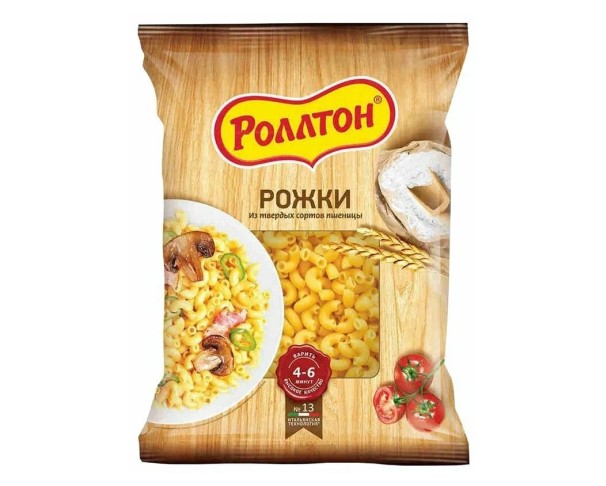 Макароны РОЛЛТОН Рожки 400гр / интернет-магазин напитков Виноград в Улан-Удэ