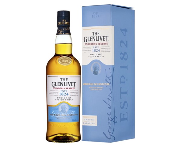 Виски ГЛЕНЛИВЕТ Фаундерс Резерв 40% односолодовый 700мл п/у / интернет-магазин напитков Виноград в Улан-Удэ