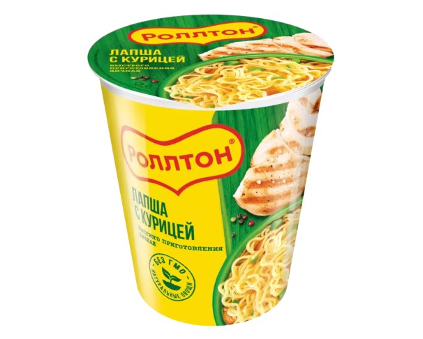Лапша РОЛЛТОН Курица 70г стакан / интернет-магазин напитков Виноград в Улан-Удэ