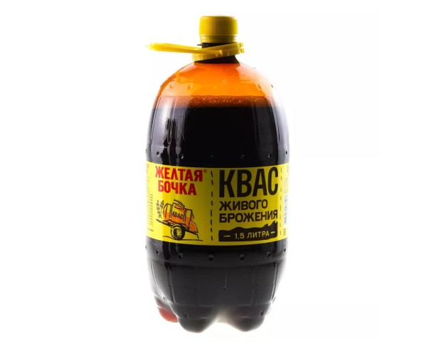 Квас ЖЕЛТАЯ БОЧКА 1,5л / интернет-магазин напитков Виноград в Улан-Удэ