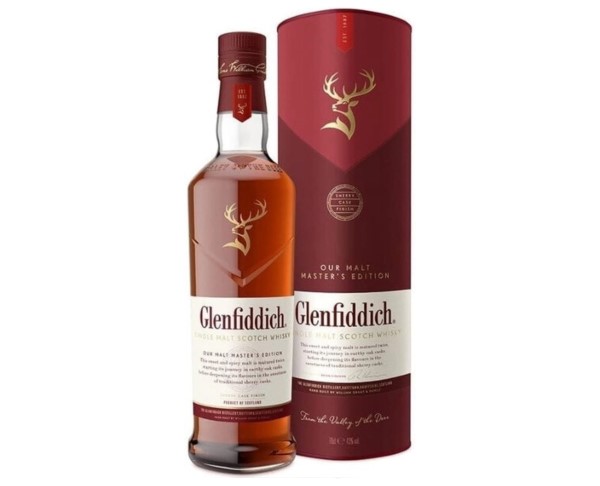 Виски ГЛЕНФИДДИК Молт Мастер Эдишн односолодовый 43% 700мл туба / интернет-магазин напитков Виноград в Улан-Удэ