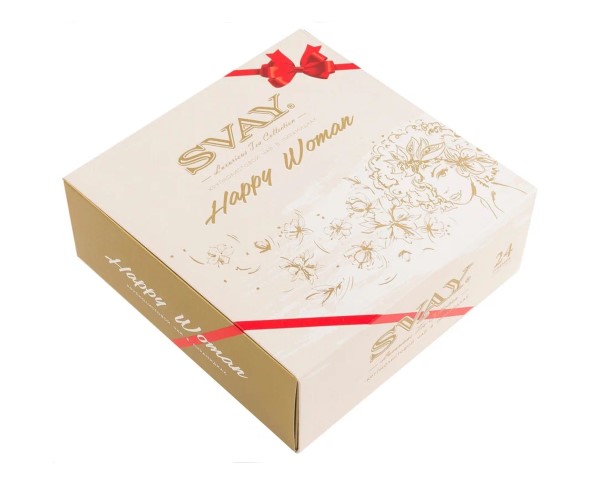 Чай Свэй Happy Woman черный и зелёный 24 пирамидок / интернет-магазин напитков Виноград в Улан-Удэ