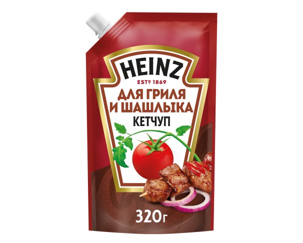 Кетчуп ХАЙНЦ Для гриля и шашлыка 320г д/п / интернет-магазин напитков Виноград в Улан-Удэ