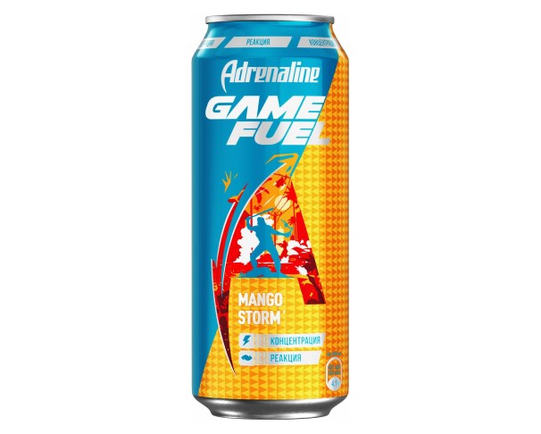 Напиток АДРЕНАЛИН Игровая Энергия манго 449мл / интернет-магазин напитков Виноград в Улан-Удэ
