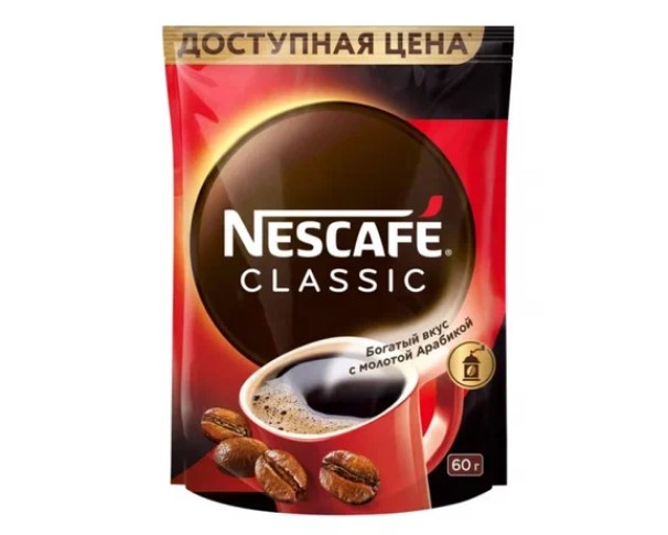 Кофе NESCAFE Classic 60г м/у / интернет-магазин напитков Виноград в Улан-Удэ