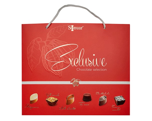 Конфеты Chocolate collection Exclusive красные 160г / интернет-магазин напитков Виноград в Улан-Удэ