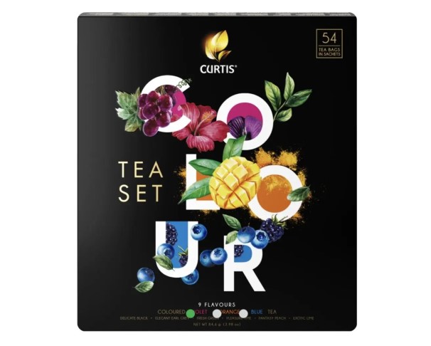 Чай КЁРТИС Колор ассорти 54пак / интернет-магазин напитков Виноград в Улан-Удэ