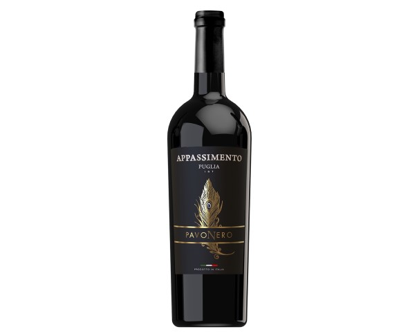Вино ПАВО НЕРО Аппассименто Пулия красное полусухое 15% 750мл / интернет-магазин напитков Виноград в Улан-Удэ