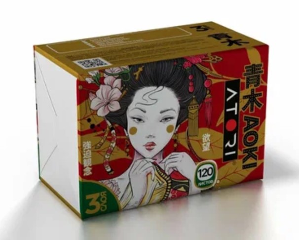 Салфетки АТОРИ Аоки 3-сл 120листов м/уп / интернет-магазин напитков Виноград в Улан-Удэ