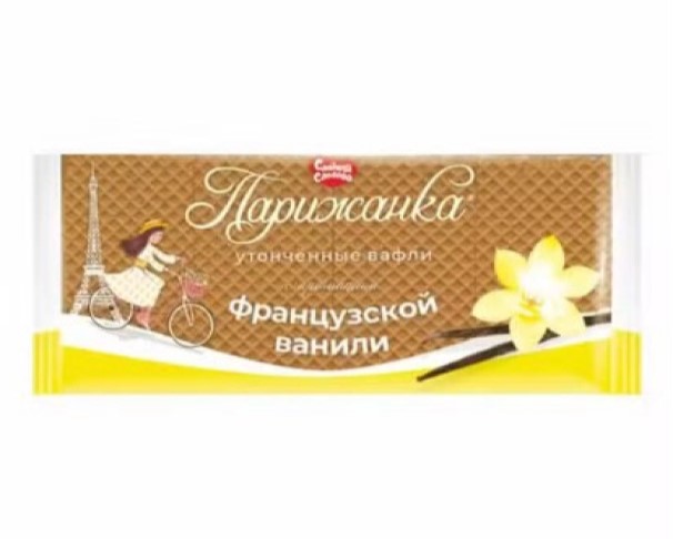 Вафли Сладкая слобода Парижанка со вскусом ванили 210г / интернет-магазин напитков Виноград в Улан-Удэ