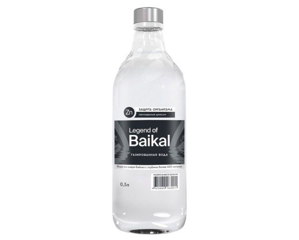 Вода ЛЕГЕНДА БАЙКАЛА Защита организма цинк газ 0,5л ст/б / интернет-магазин напитков Виноград в Улан-Удэ