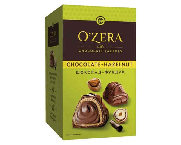 Конфеты OZERA с ореховой нач в молочном шок 150г / интернет-магазин напитков Виноград в Улан-Удэ