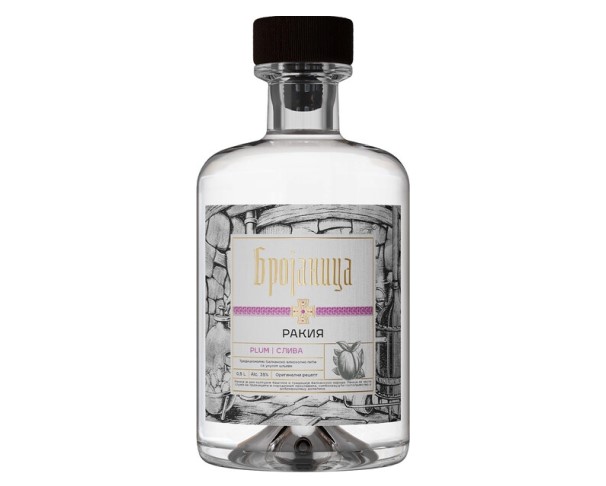 Напиток спиртной БРОЯНИЦА Ракия Слива 35% 500мл / интернет-магазин напитков Виноград в Улан-Удэ