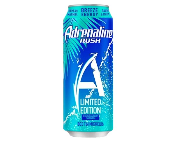 Напиток АДРЕНАЛИН Раш Бриз 449мл ж/б / интернет-магазин напитков Виноград в Улан-Удэ