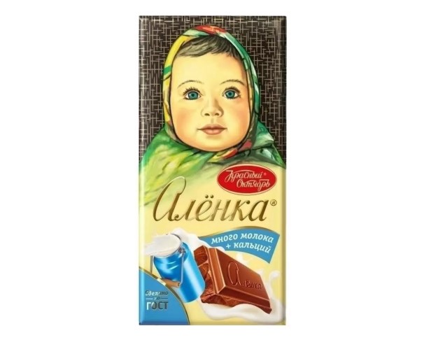 Шоколад АЛЕНКА много молока+Са 75г / интернет-магазин напитков Виноград в Улан-Удэ