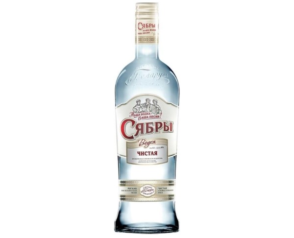 Водка СЯБРЫ Чистая 40% 700мл / интернет-магазин напитков Виноград в Улан-Удэ