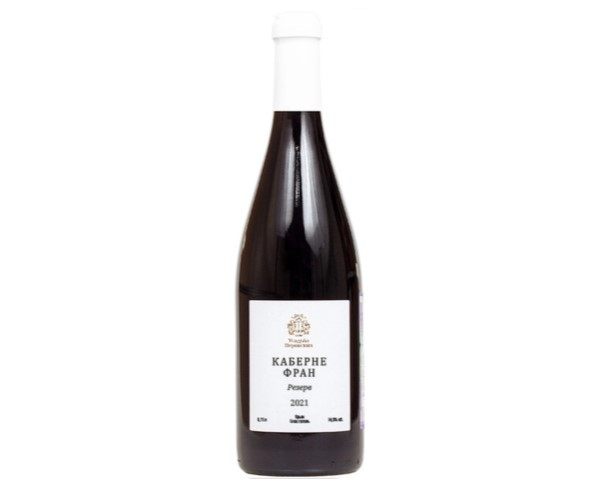 Вино России УСАДЬБА ПЕРОВСКИХ Каберне Фран Резерв красное сухое 14% 750мл / интернет-магазин напитков Виноград в Улан-Удэ