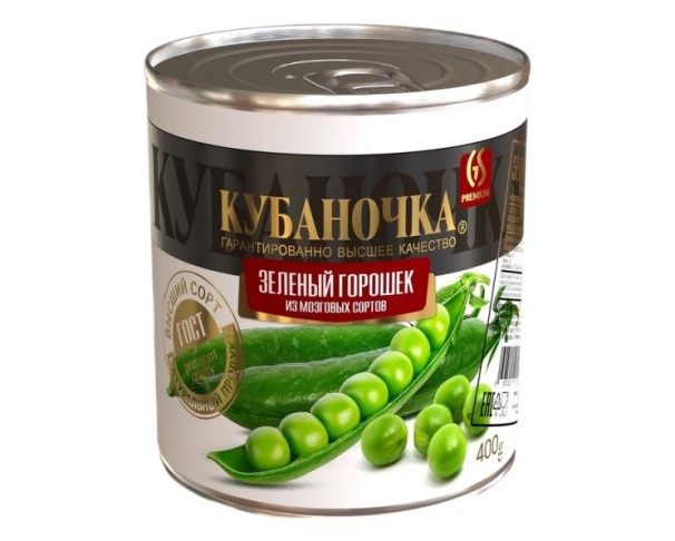 Горошек КУБАНОЧКА 400мл ж/б / интернет-магазин напитков Виноград в Улан-Удэ
