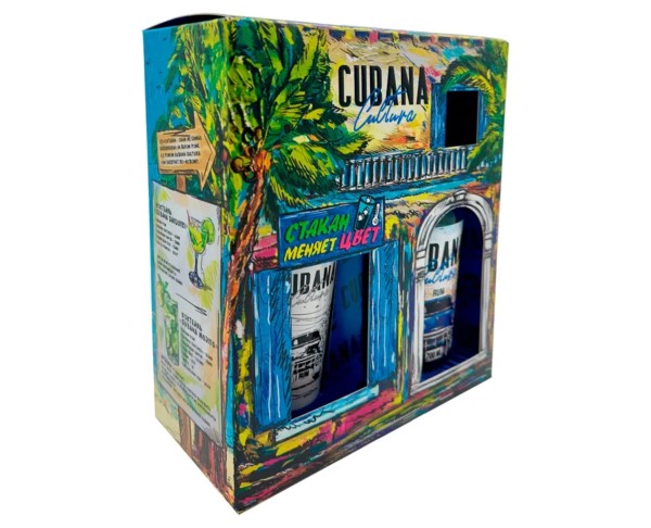 Ром КУБАНА КУЛЬТУРА невыдерж. 40% 700мл п/у + алюмин. стакан / интернет-магазин напитков Виноград в Улан-Удэ