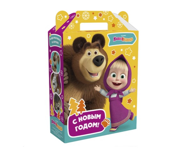 НГ подарок Маша и медведь В 800г / интернет-магазин напитков Виноград в Улан-Удэ