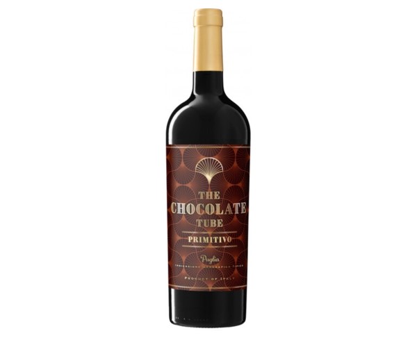 Вино ЧОКЛЭЙТ ТЬЮБ Примитиво красное полусухое 14,5% 750мл / интернет-магазин напитков Виноград в Улан-Удэ