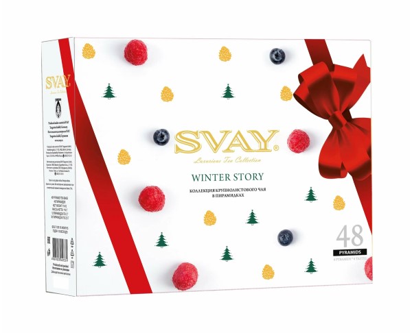 Чай Свэй Зимняя история 48 пирамидок (ассорти) / интернет-магазин напитков Виноград в Улан-Удэ