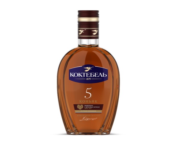 Коньяк России КОКТЕБЕЛЬ 40% 5 лет 250мл / интернет-магазин напитков Виноград в Улан-Удэ