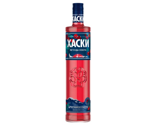 Настойка горькая ХАСКИ Брусника Пихта 35% 500мл / интернет-магазин напитков Виноград в Улан-Удэ