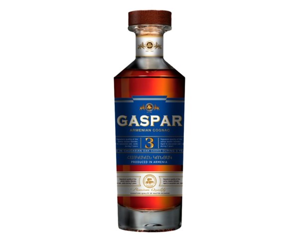 Коньяк ГАСПАР 3 года 40% 500мл / интернет-магазин напитков Виноград в Улан-Удэ