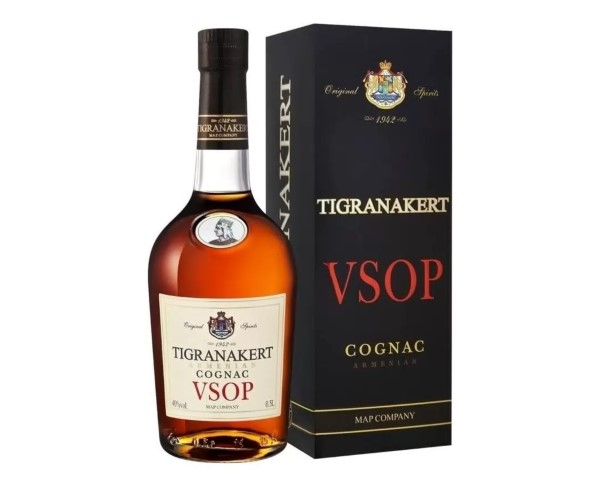Коньяк ТИГРАНАКЕРТ VSOP 6 лет 40% 500мл / интернет-магазин напитков Виноград в Улан-Удэ