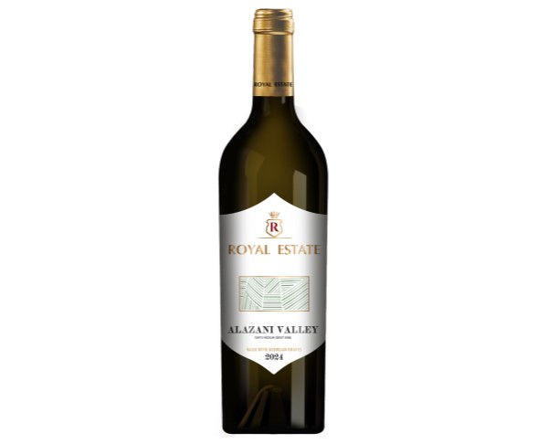 Вино РОЙАЛ ИСТЕЙТ Алазанская долина белое полусладкое 11-13% 750мл / интернет-магазин напитков Виноград в Улан-Удэ