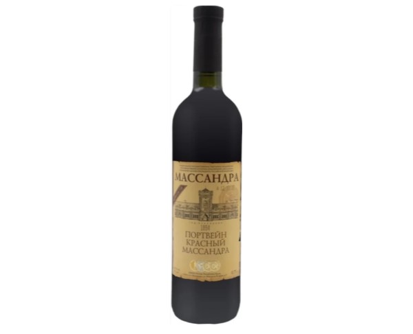 Вино ликерное портвейн России МАССАНДРА красный сладкий 18,5% 750мл / интернет-магазин напитков Виноград в Улан-Удэ