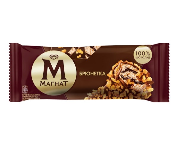Мороженое ИНМАРКО МАГНАТ Брюнетка с грецким орехом 67г БЗМЖ / интернет-магазин напитков Виноград в Улан-Удэ