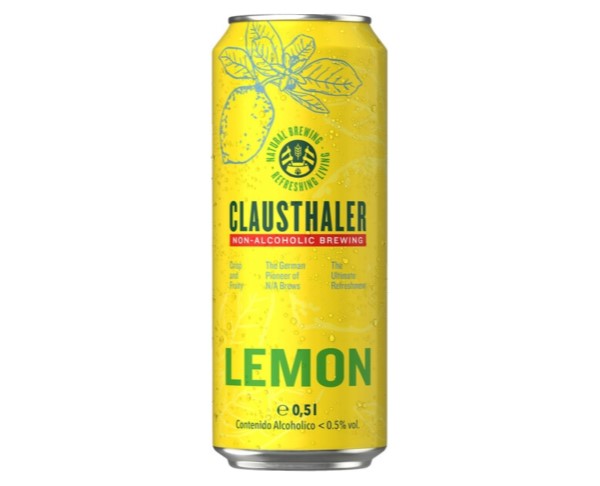 Пиво КЛАУСТАЙЛЕР Лимон б/а 500мл ж/б / интернет-магазин напитков Виноград в Улан-Удэ