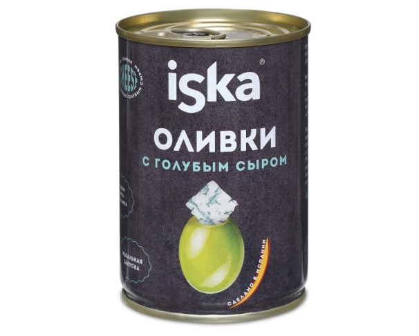 Оливки ИСКА 300мл с гол сыром ж/б / интернет-магазин напитков Виноград в Улан-Удэ