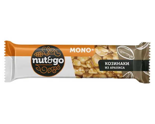Козинак Nut&Go арахисовый 32 г / интернет-магазин напитков Виноград в Улан-Удэ