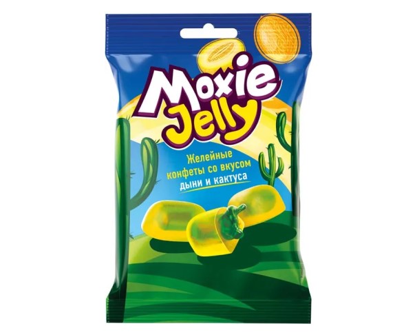 Жеват конфеты КДВ Moxie jelly дыня-кактус 180г / интернет-магазин напитков Виноград в Улан-Удэ