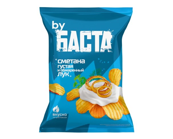 Чипсы БАСТА Сметана лук 120г / интернет-магазин напитков Виноград в Улан-Удэ