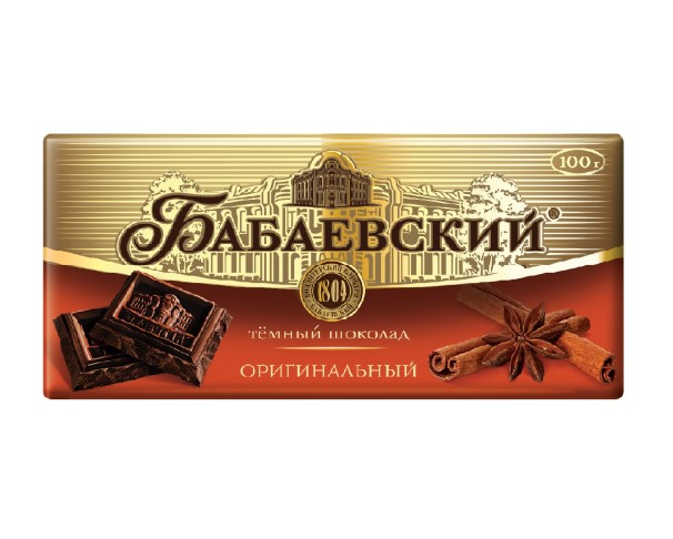 Шоколад БАБАЕВСКИЙ Оригинальный 90/100г / интернет-магазин напитков Виноград в Улан-Удэ