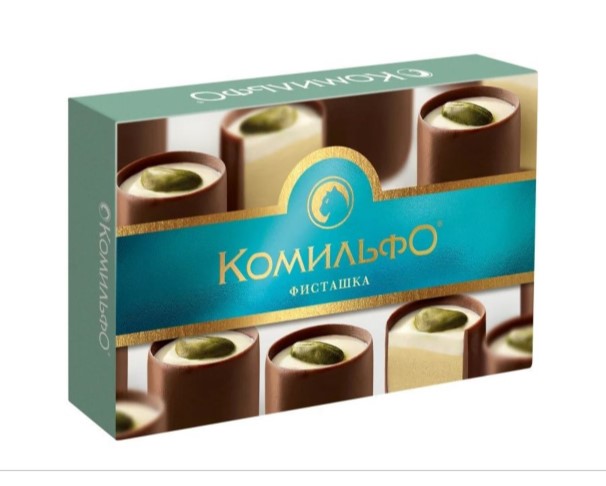 Конфеты КОМИЛЬФО Фисташка 116г / интернет-магазин напитков Виноград в Улан-Удэ