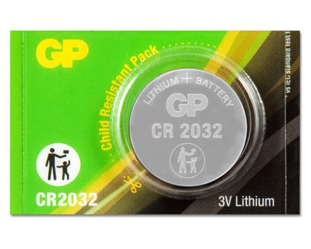 Батарейка GP LITHIUM CR2032 - 1шт / интернет-магазин напитков Виноград в Улан-Удэ