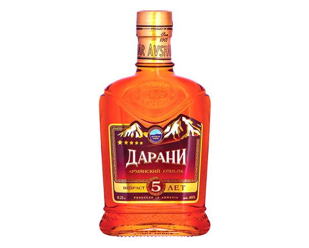 Коньяк ДАРАНИ 5лет 250мл / интернет-магазин напитков Виноград в Улан-Удэ