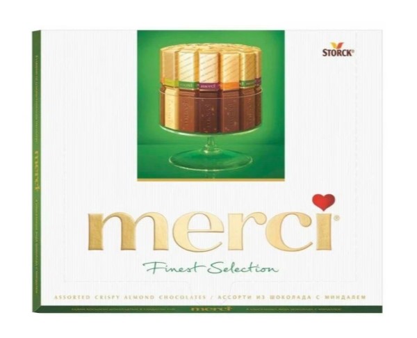 Конфеты МЕРСИ Миндаль 250г / интернет-магазин напитков Виноград в Улан-Удэ